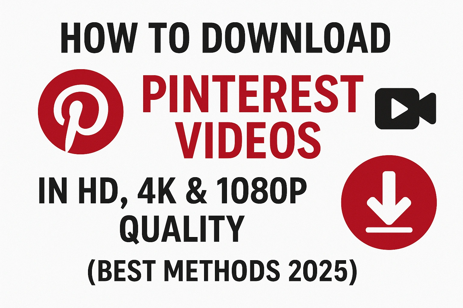How to Download Pinterest Videos in HD, 4K & 1080p Quality (Best Methods 2025).