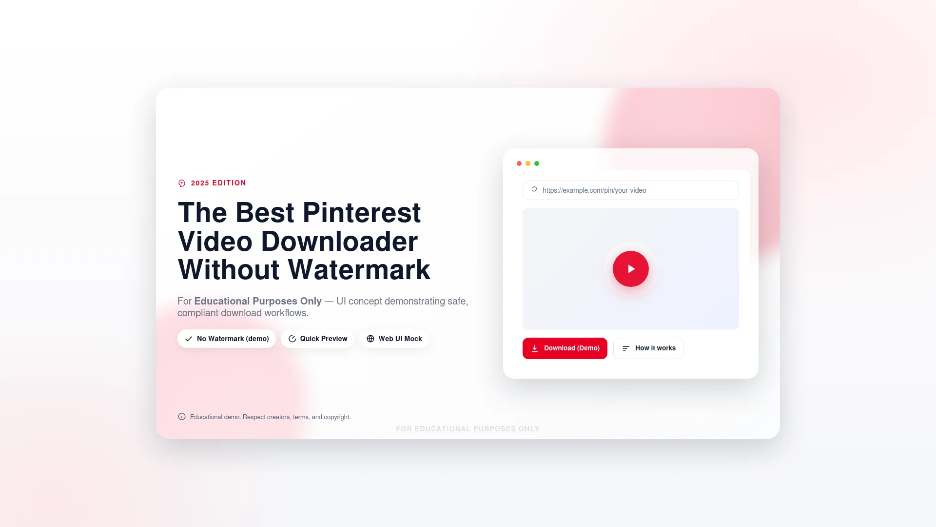The Best Pinterest Video Downloader Without Watermark