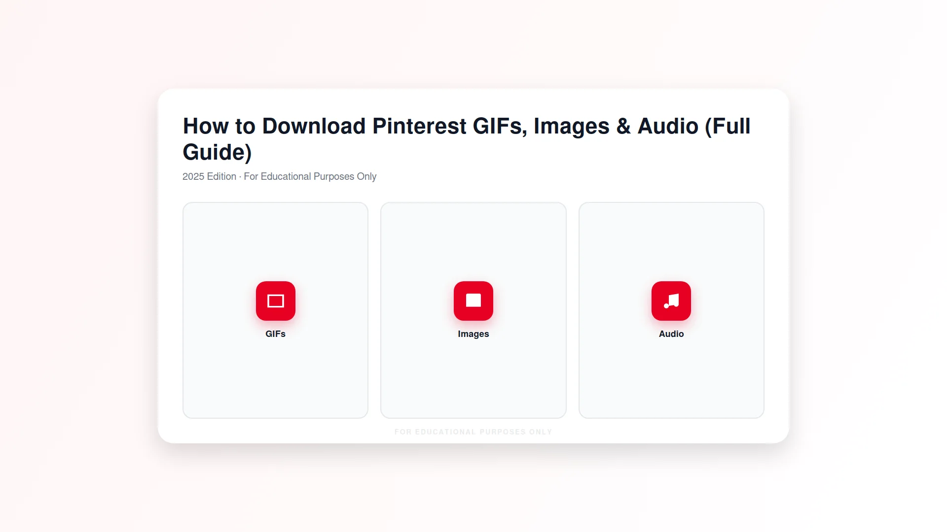 How to Download Pinterest GIFs, Images & Audio (Full Guide)