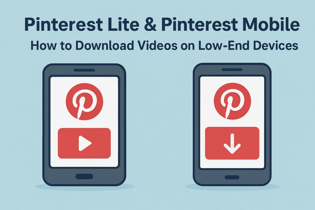 Pinterest Lite & Pinterest Mobile – How to Download Videos on Low-End Devices
