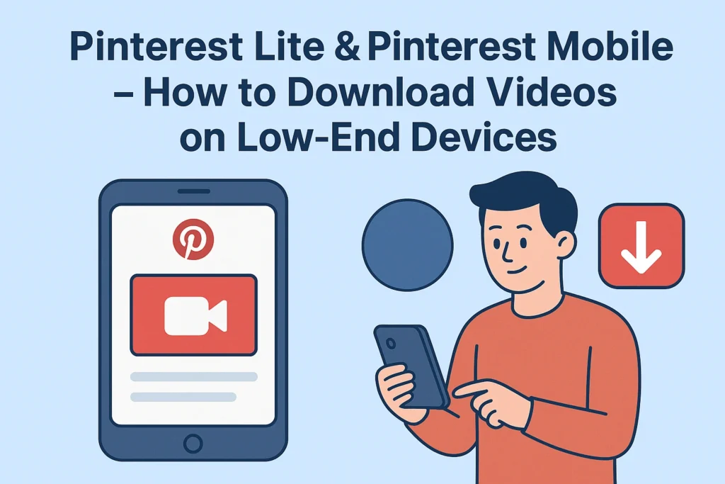 Pinterest Lite & Pinterest Mobile – How to Download Videos on Low-End Devices