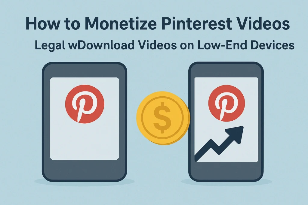 Monetize Pinterest Videos After Downloading