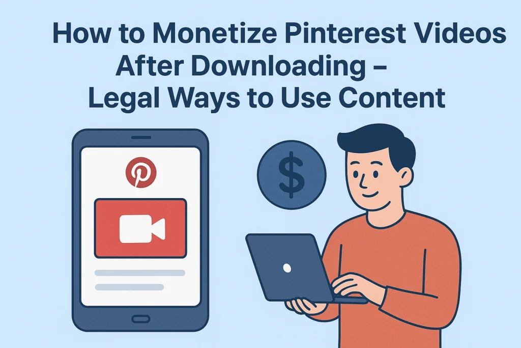 Monetize Pinterest Videos After Downloading