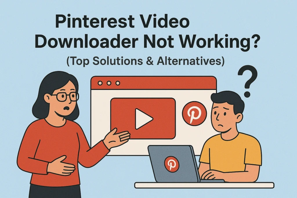 Pinterest Video Downloader Not Working? (Top Solutions & Alternatives)