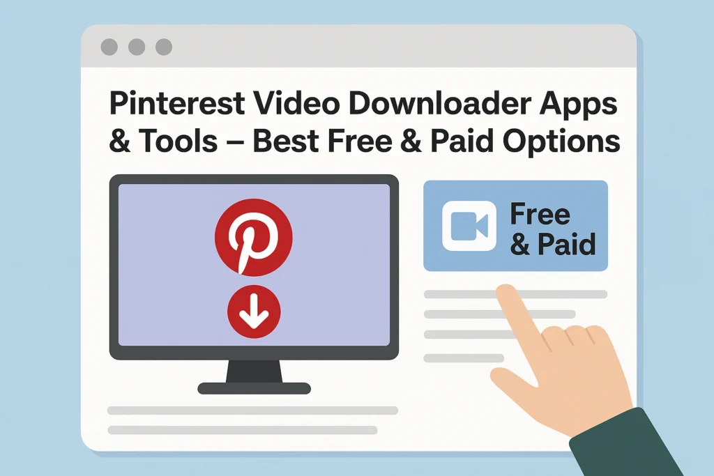 Pinterest Video Downloader Apps & Tools – Best Free & Paid Options