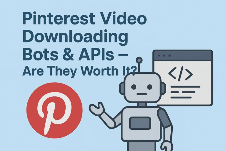 Pinterest Video Downloading Bots & APIs – Are They Worth It?