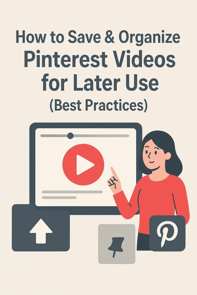 How to Save & Organize Pinterest Videos for Later Use (Best Practices)