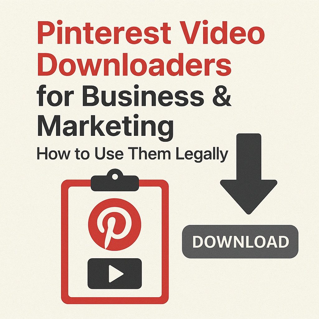 Pinterest Video Downloaders for Business & Marketing – How to Use Them Legally
