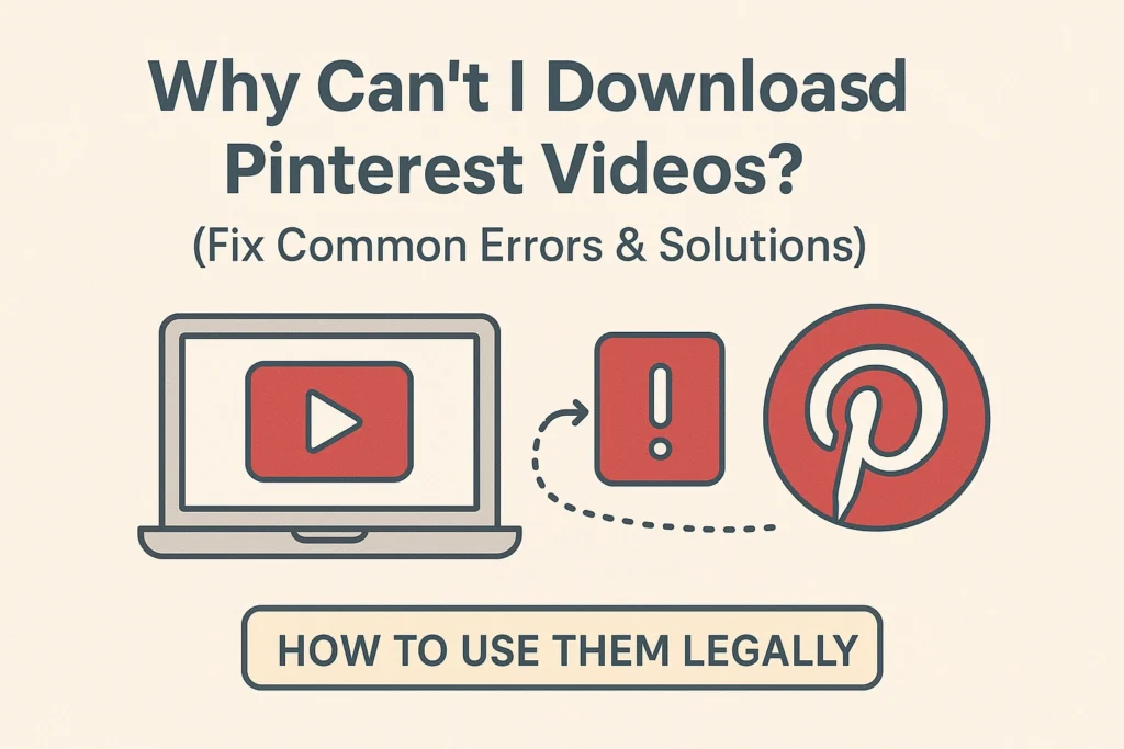 Why Can’t I Download Pinterest Videos? (Fix Common Errors & Solutions)