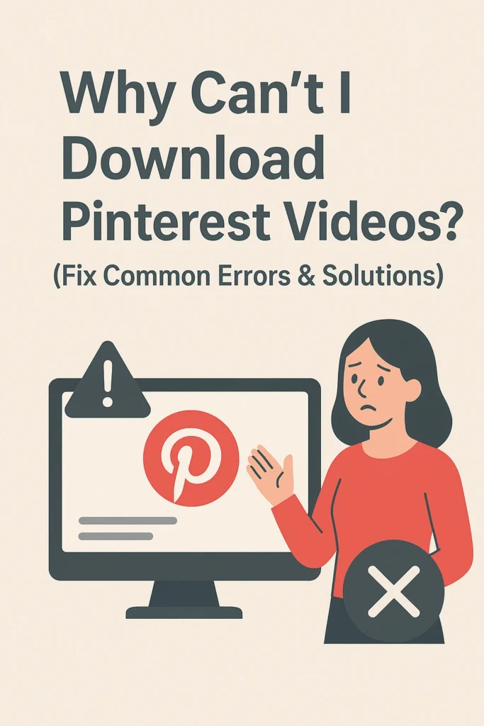 Why Can’t I Download Pinterest Videos? (Fix Common Errors & Solutions)