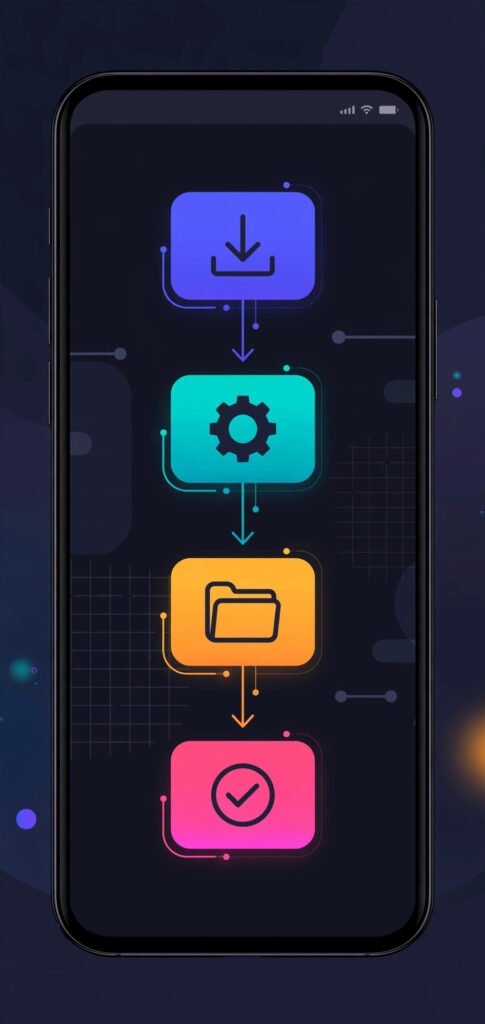 iOS Shortcuts app downloading Pinterest video on iPhone