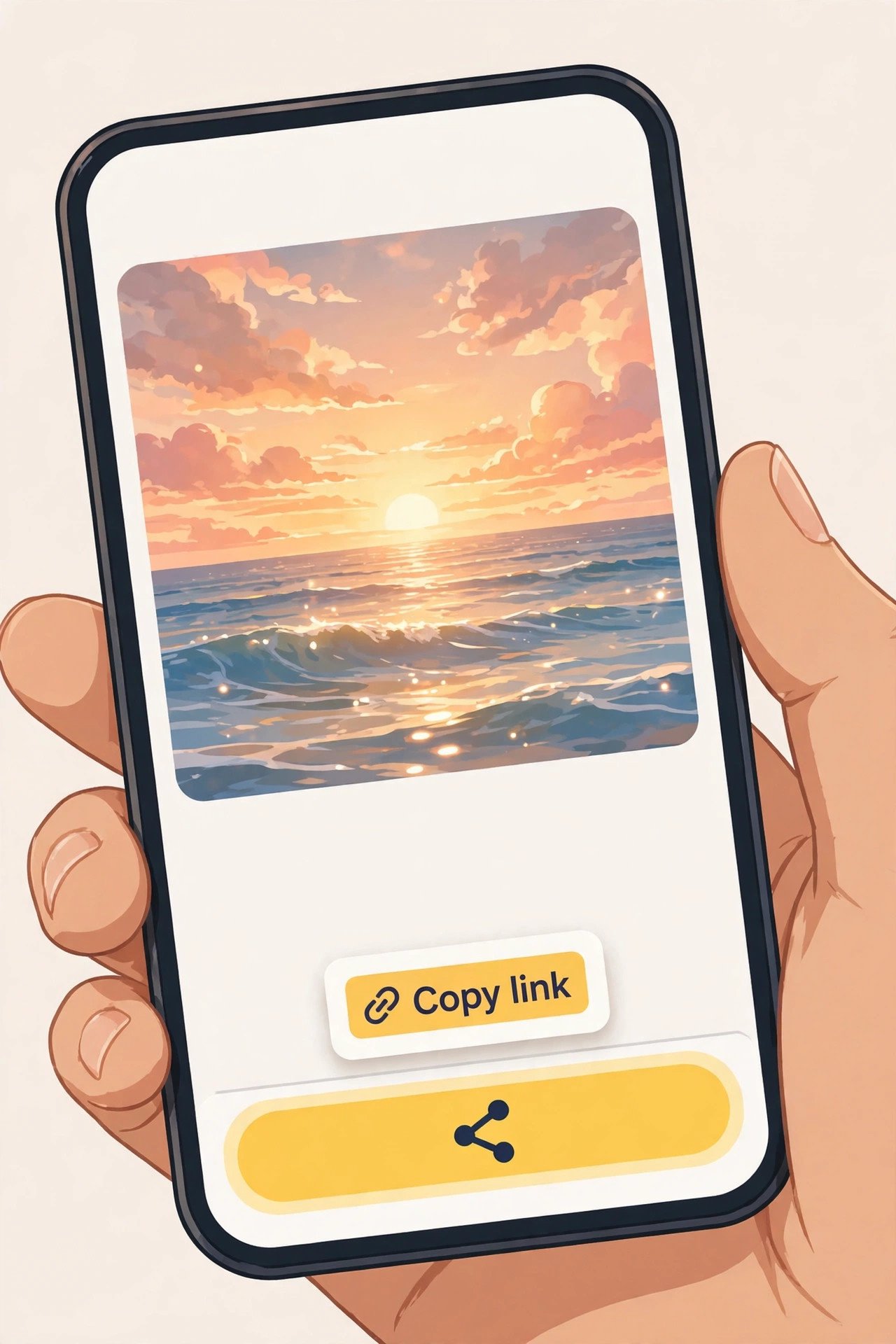 How to copy a Pinterest pin link on mobile to download the GIF